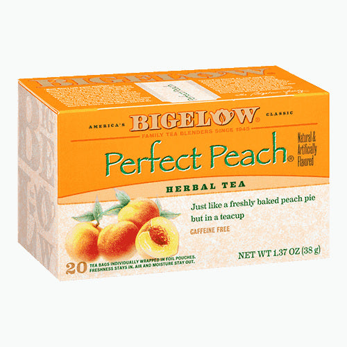 Bigelow Perfect Peach Herbal Tea 20ct