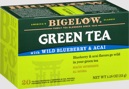 Bigelow Green Tea with Blueberry & Acai 20ct
