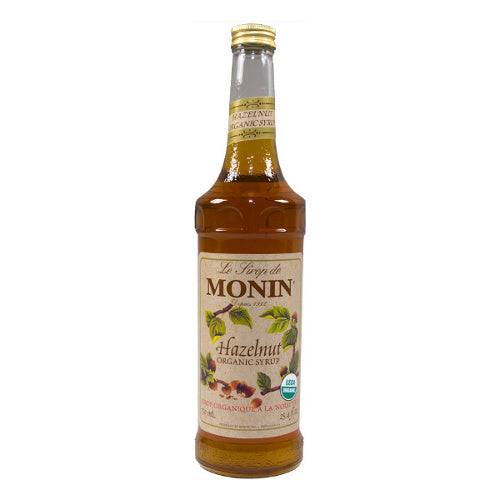 Monin Organic Hazelnut Syrup 750 mL Buy Coffee Canada