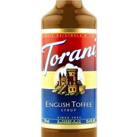 Torani English Toffee Syrup 750 mL