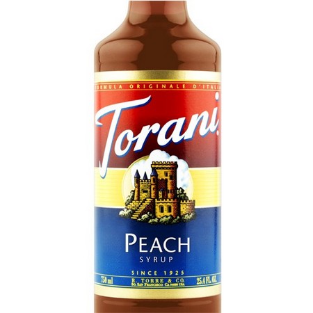 Torani Peach Syrup 750 mL