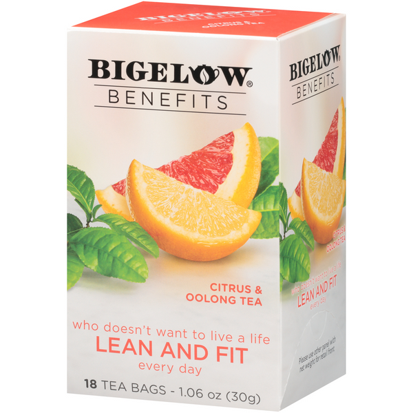 Bigelow Benefits Lean and Fit Citrus Oolong Tea 18ct Buy Coffee Canada