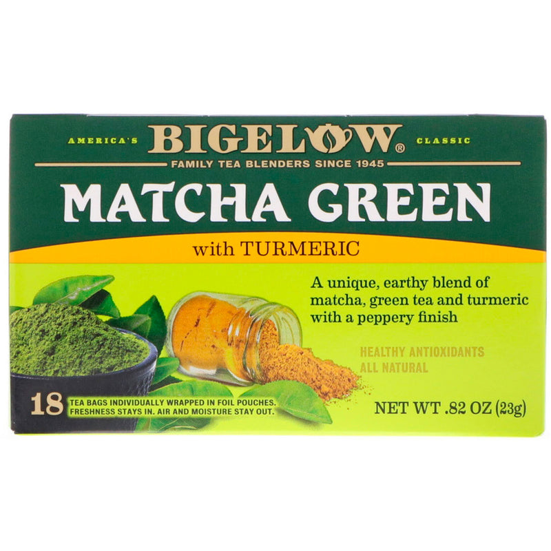 Bigelow Matcha Green with Turmeric Tea 18ct