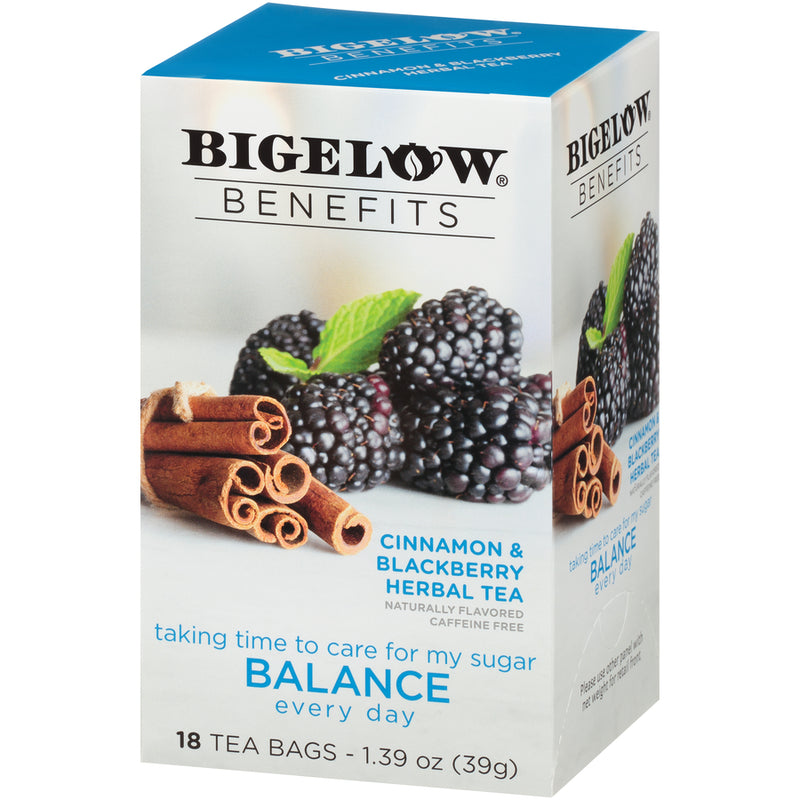 Bigelow Benefits Cinnamon Blackberry Tea 18ct