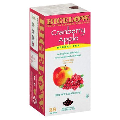 Bigelow Cranberry Apple Herbal Tea 20ct