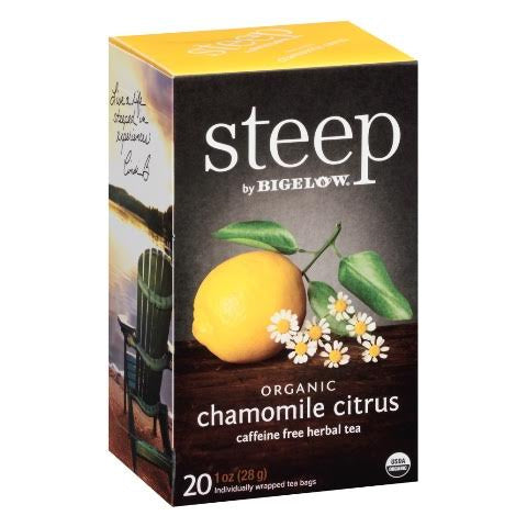 Bigelow STEEP Organic Chamomile Citrus Tea 20ct