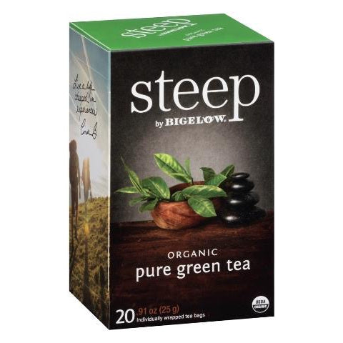 Bigelow STEEP Organic Green Tea 20ct