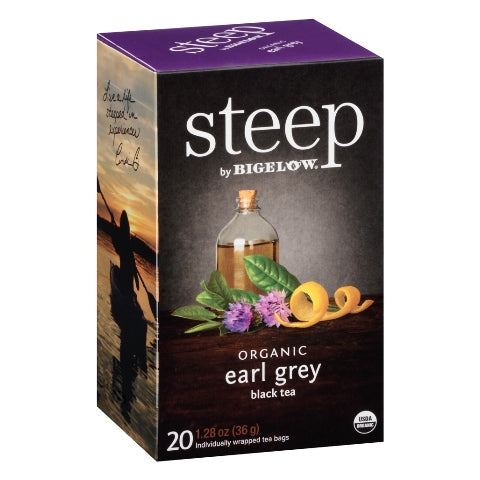 Bigelow STEEP Organic Earl Grey Tea 20ct