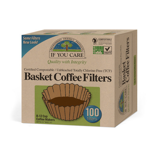 If You Care Compostable Coffee Filter Basket 100ct