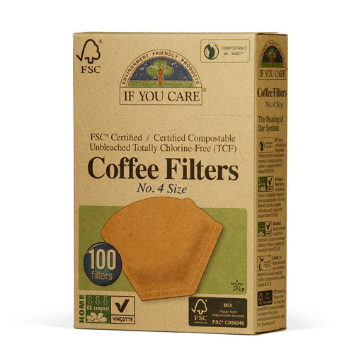 If You Care Compostable Coffee Filter #4 Cone 100ct