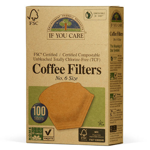 If You Care Compostable Coffee Filter #6 Cone 100ct