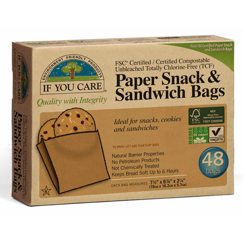 If You Care Compostable Sandwich Bags 48ct