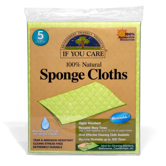 If You Care Natural Compostable Sponge Cloth 5ct