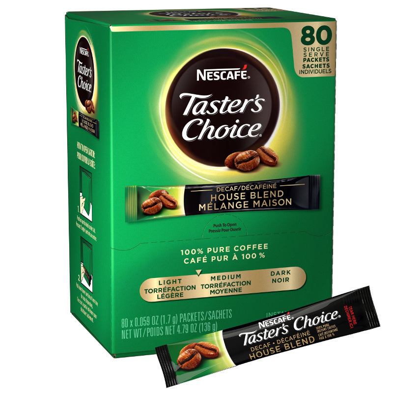 Tasters Choice Instant Decaf Coffee 80 ct