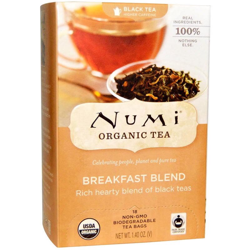 Numi Breakfast Blend Tea 18ct