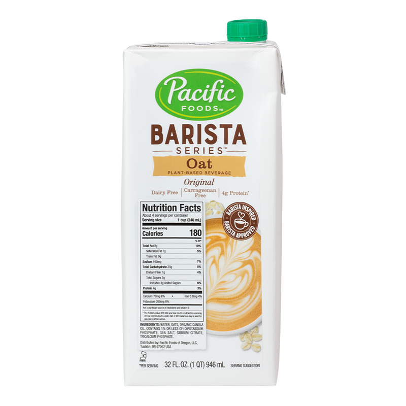 Pacific Barista Oat Milk 32 oz