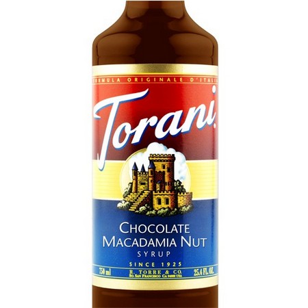 Torani Chocolate Macadamia Nut Syrup 750 mL