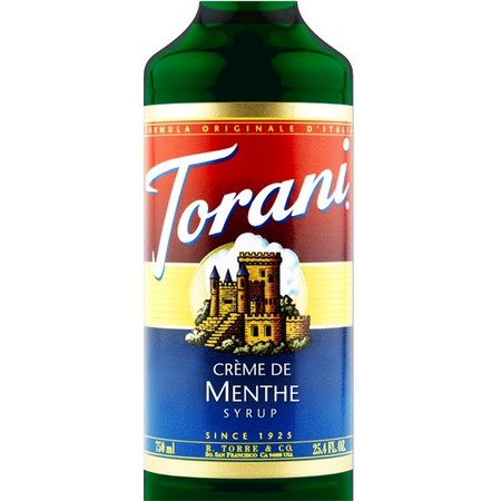 Torani Creme De Menthe Syrup 750 mL