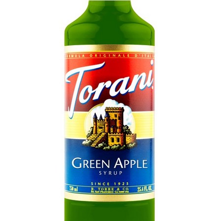 Torani Green Apple Syrup 750 mL