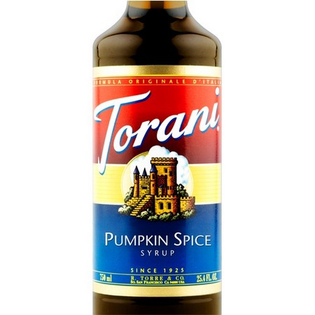 Torani Pumpkin Spice Syrup 750 mL