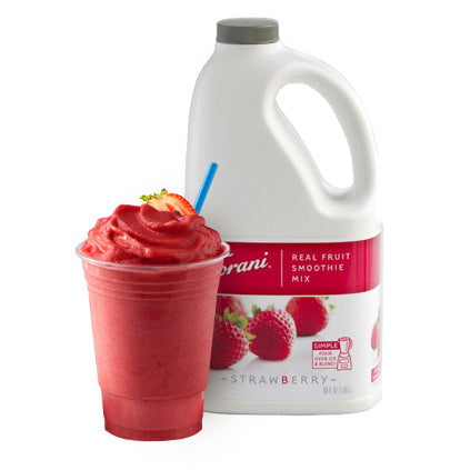 Torani Strawberry Lemonade Real Fruit Smoothie Mix 64 oz