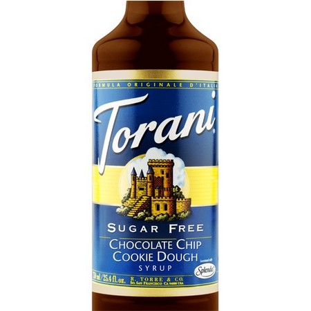 Torani Sugar Free Chocolate Chip Cookie Dough Syrup 750 mL