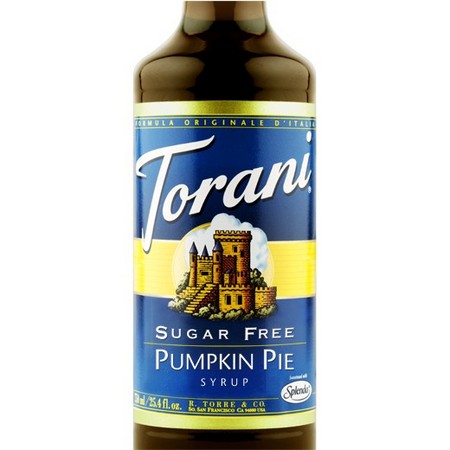 Torani Sugar Free Pumpkin Pie Syrup 750 mL