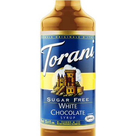 Torani Sugar Free White Chocolate Syrup 750 mL
